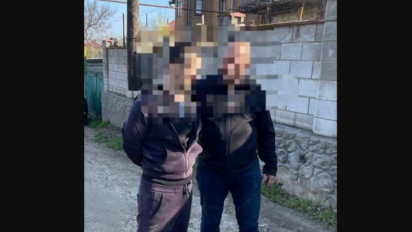 Momentul în care Mihail Șaran este reținut de oamenii legii